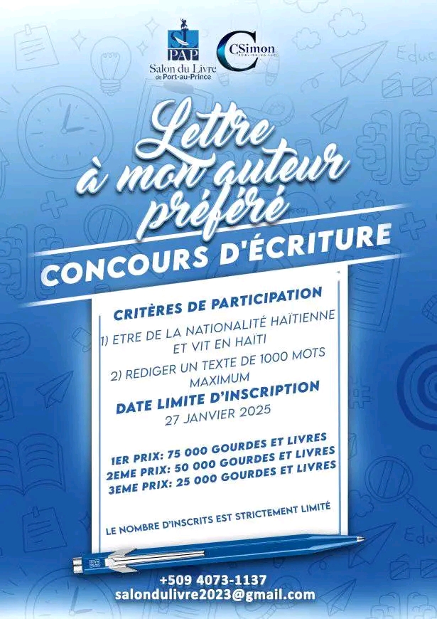Lettre à mon auteur préféré : Une initiative de CSimon Publishing et du Salon du Livre de Port-au-Prince