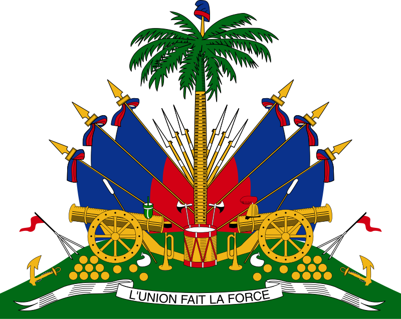 Que représentent les armoiries d’Haïti ?